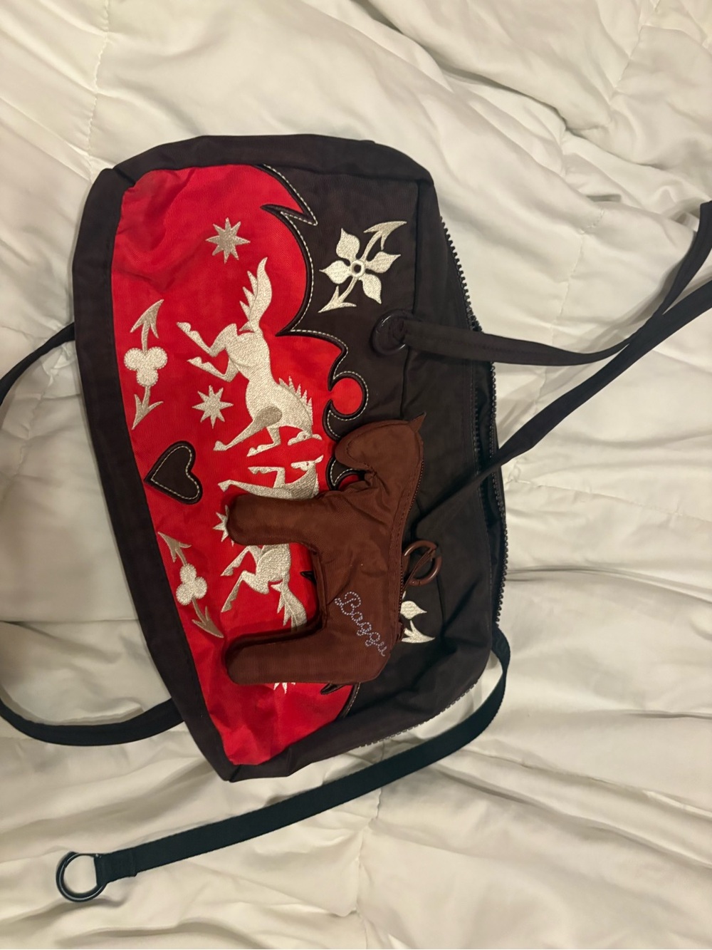 Baggu Western Appliqué Bowler bag